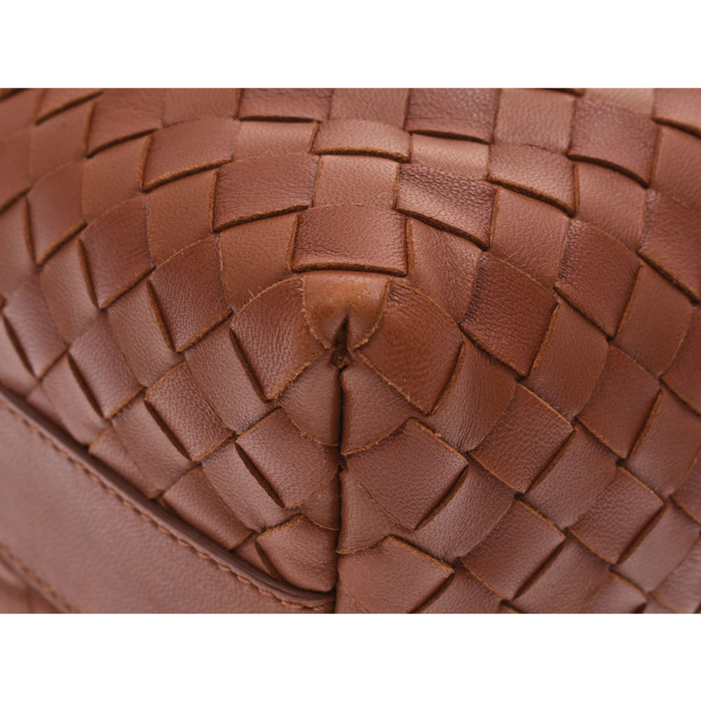 Bottega Veneta pouch intrecciato Camel Brown calfskin - Picture 5 of 9